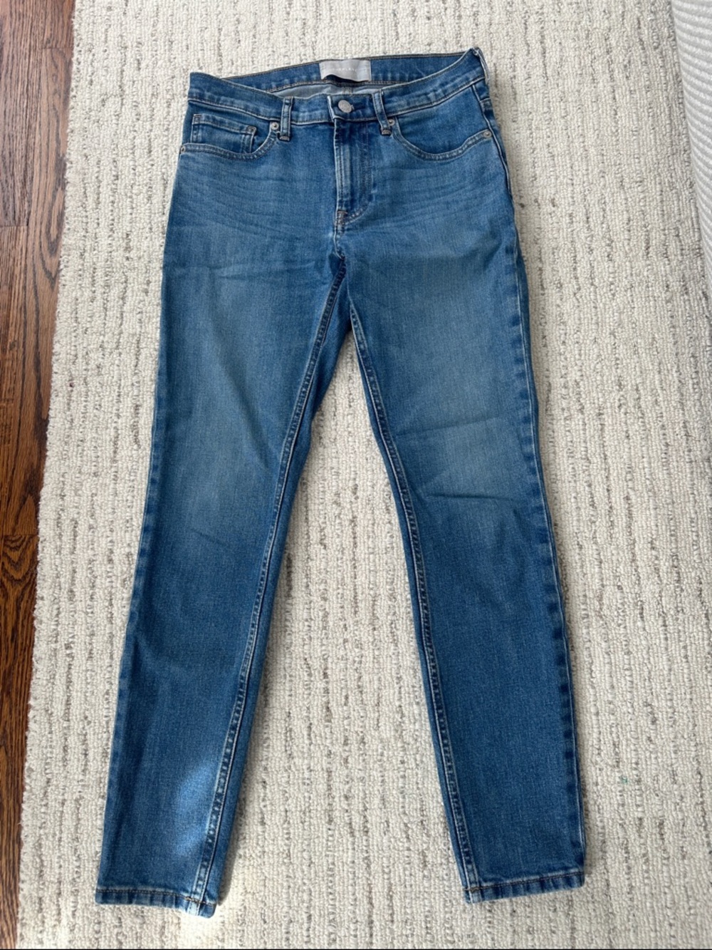 Everlane Women's Slim Fit Blue Jeans - Picture 3 of 5